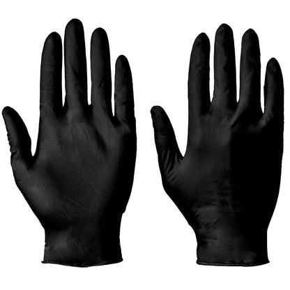 Supertouch Nitrile Gloves - BLACK - BOX OF 100