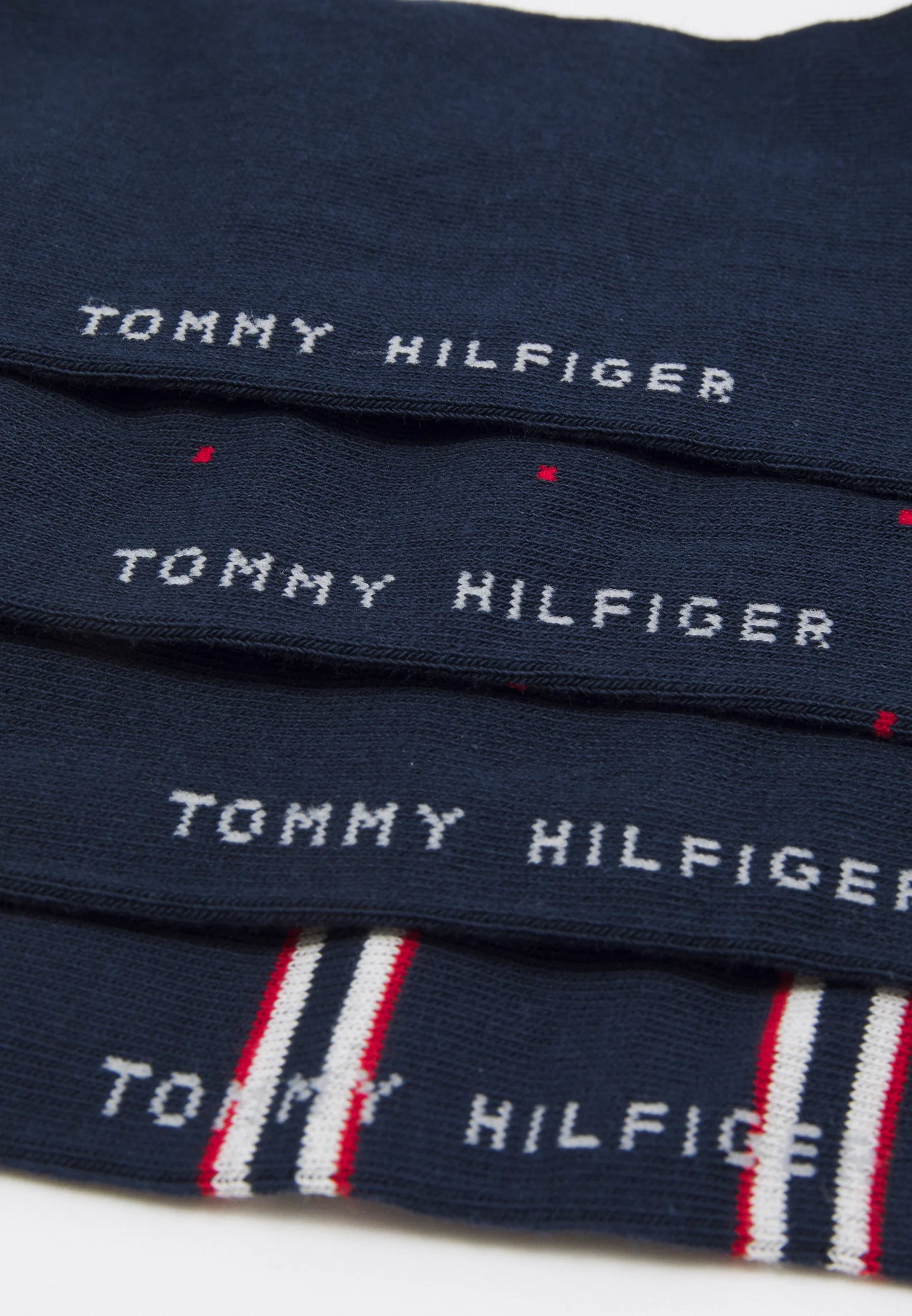 Tommy Hilfiger Mens Gift Set Gift Box 4 Pairs Mens Socks US 10-12, EU 43-46, UK 9-11- Colour- Navy Blue