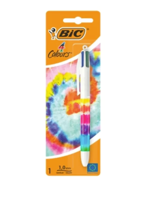 Bic 4 Colour Decor Tie Dye - Blister Pack of 1