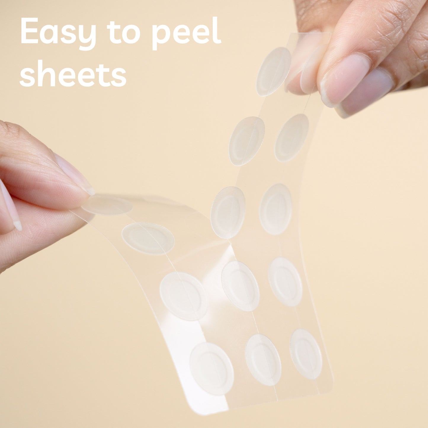 Clear Molecule Spot Stoppers - Hydrocolloid Patches- 12mm Bezelled- Pack of 30