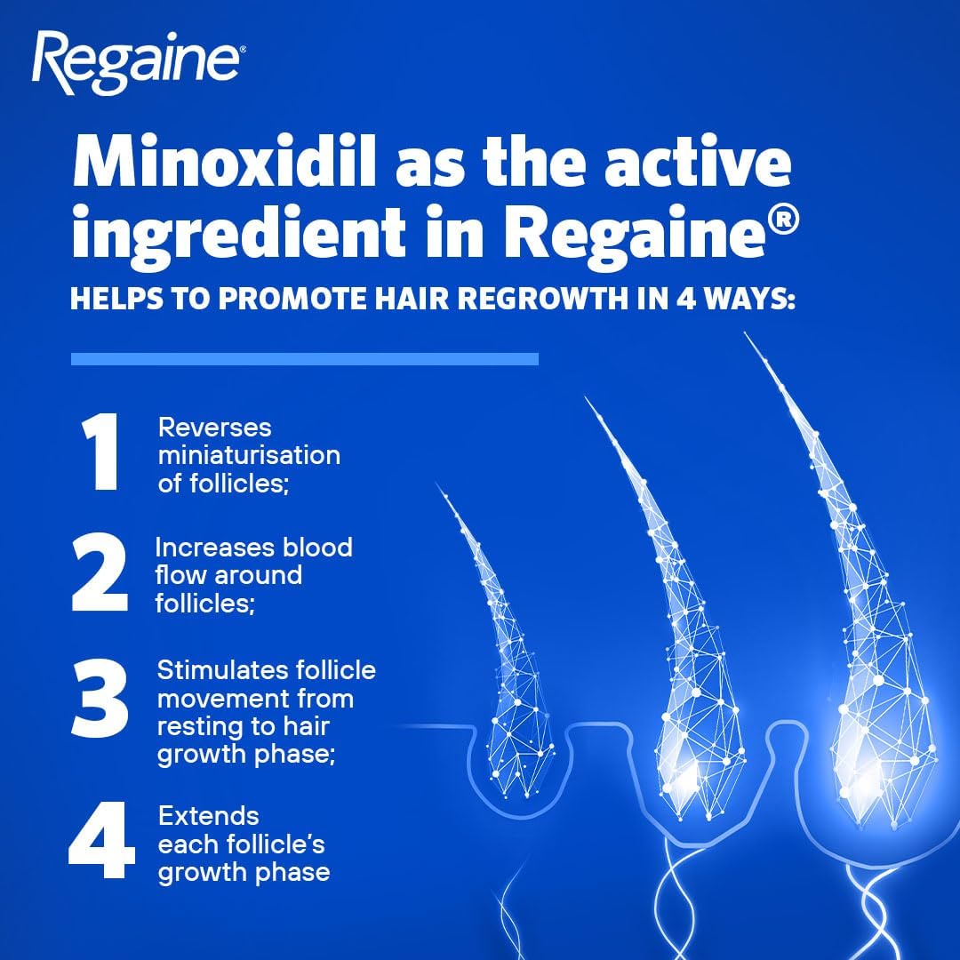 Regaine For Men Hair Regrowth Foam 3 x 73ml