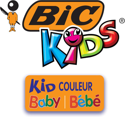 BIC Kids Kid Couleur Baby Colouring Pens Assorted - Pack of 12 (302209)