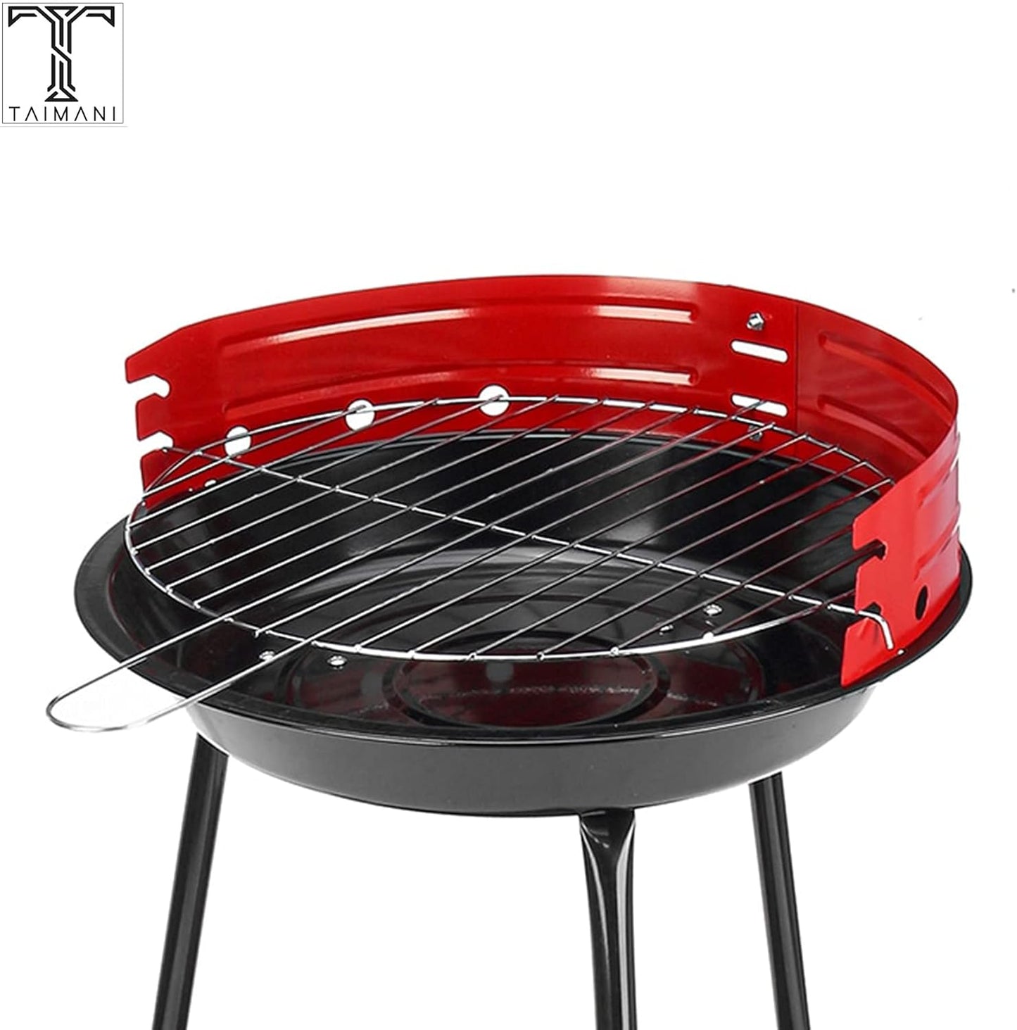 Generise Portable Round Chargrill BBQ Grill Set