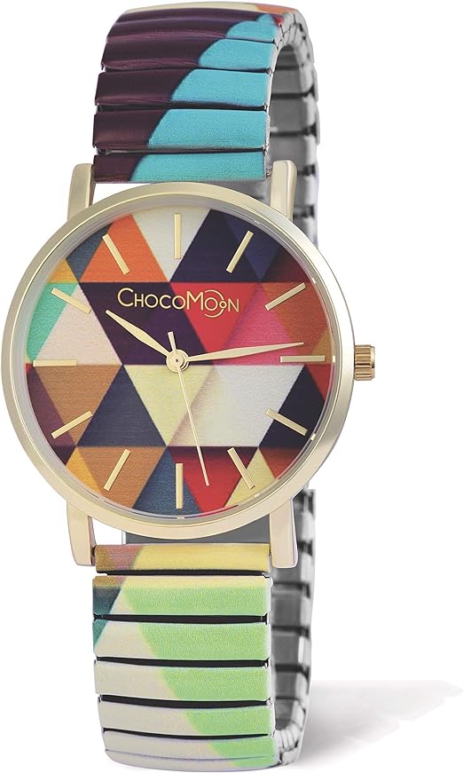 ChocoMoon Geometric Vintage Watch