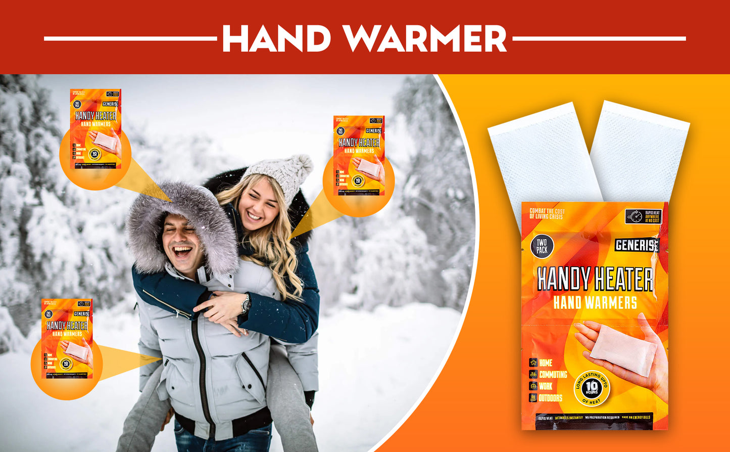 Generise 'Handy Heater' Hand Warmers - 2 Pack