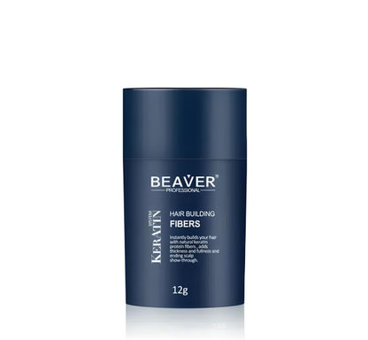 Beaver Professional Keratin System Hair Building Fibres for Men & Women – Achieve Thicker, Natural-Looking Hair Instantly