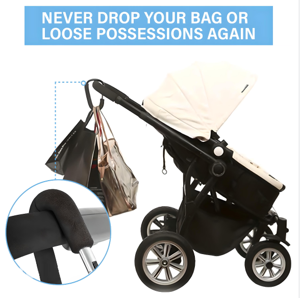 Generise 'Mummy' Buggy Pram Clip - Heavy Duty 10kg Load Capacity