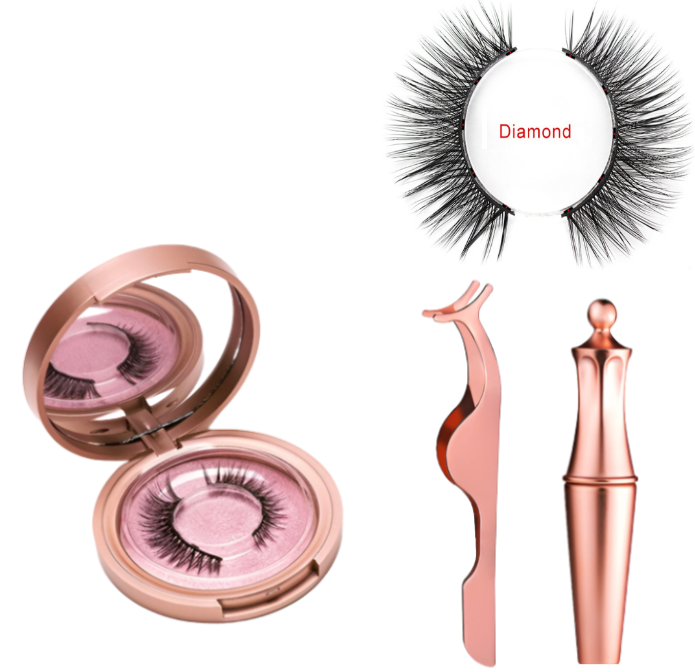 Glamza Magnetic Eyeliner, Eyelash & Tweezer Set