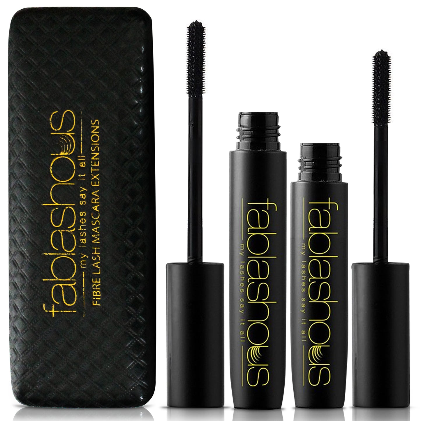 Fablashous 3D Thickening and Lengthening Black Natural Green Tea Fibre Lash Mascara