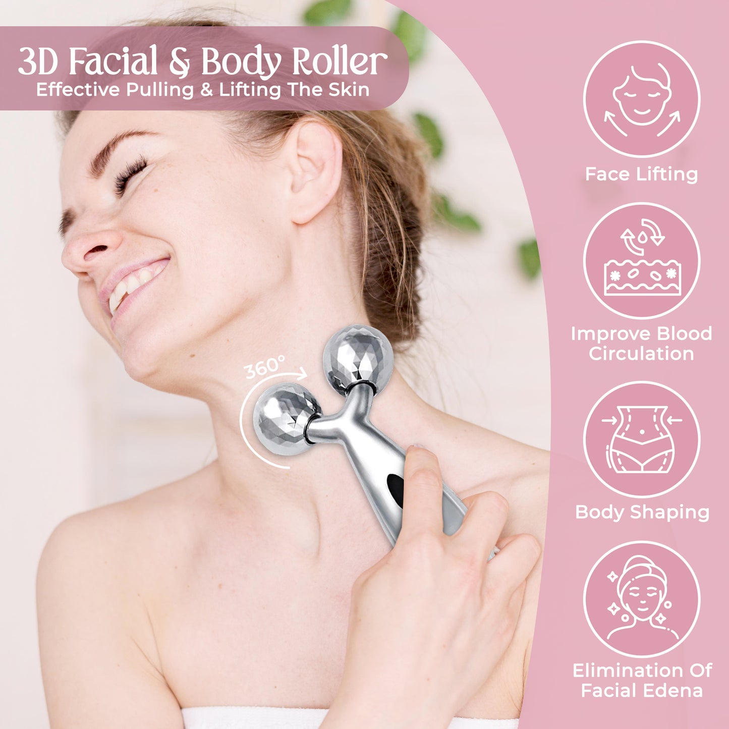 Glamza 3D Body Massage Roller