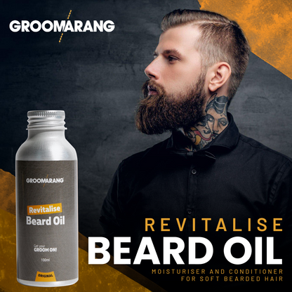 Groomarang Sweet Almond Beard Oil - 30ml & 100ml