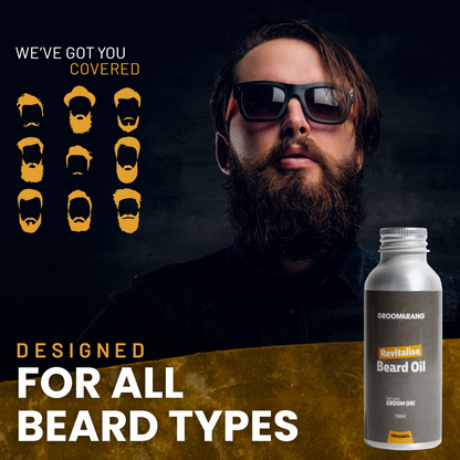 Groomarang Sweet Almond Beard Oil - 30ml & 100ml