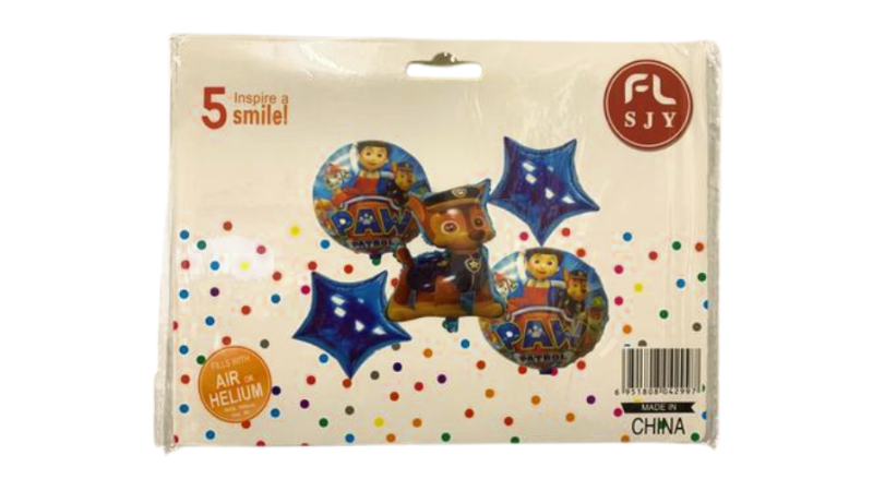 Large 5pc Happy Birthday Cartoons Character Balloons - 28 Options!