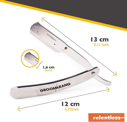 Groomarang Cut Throat Razor - Relentless Pro