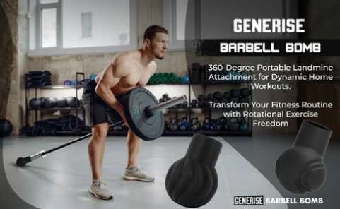 Generise 'Barbell Bomb' Portable Landmine Ball ICE CREAM VERSION