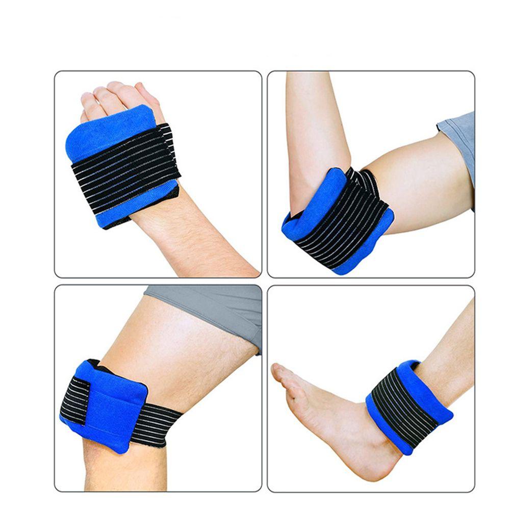 Generise 'Compress and Wrap' Hot and Cold Reusable Sports Injury Gel Pack with Pouch and Strap