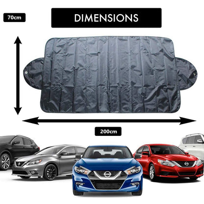 Generise Anti Theft Reversible Windscreen Car Cover - Small to Medium Windscreens - 190cm x 70cm