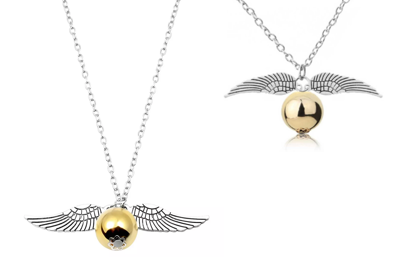 Harry Potter Angel Wings and Orb Necklace