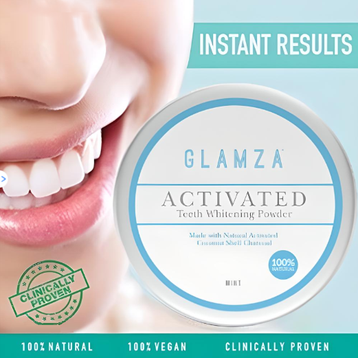 Glamza Teeth Whitening Charcoal 50g