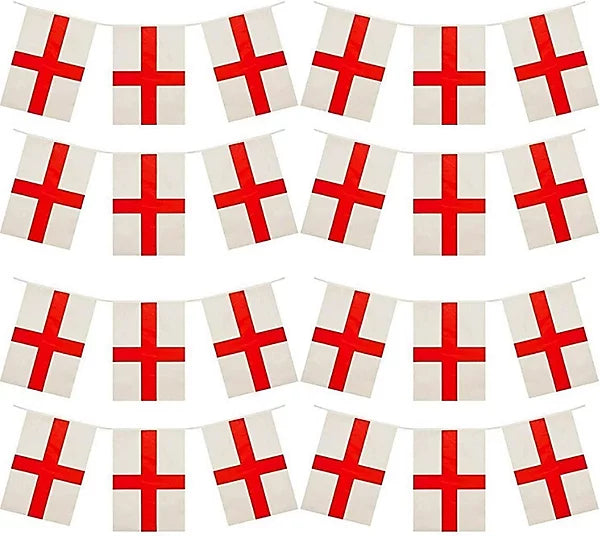 England Bunting 26ft with 20 Flags per pack