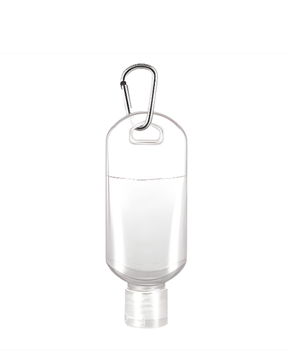 Generise 50ml Empty Bottle and Flip Lid Keyring With Hook