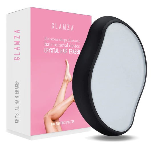 Glamza Crystal 'Hair Eraser' - The Stone Shaped Instant Hair Removal Device - Non Electric Epilator