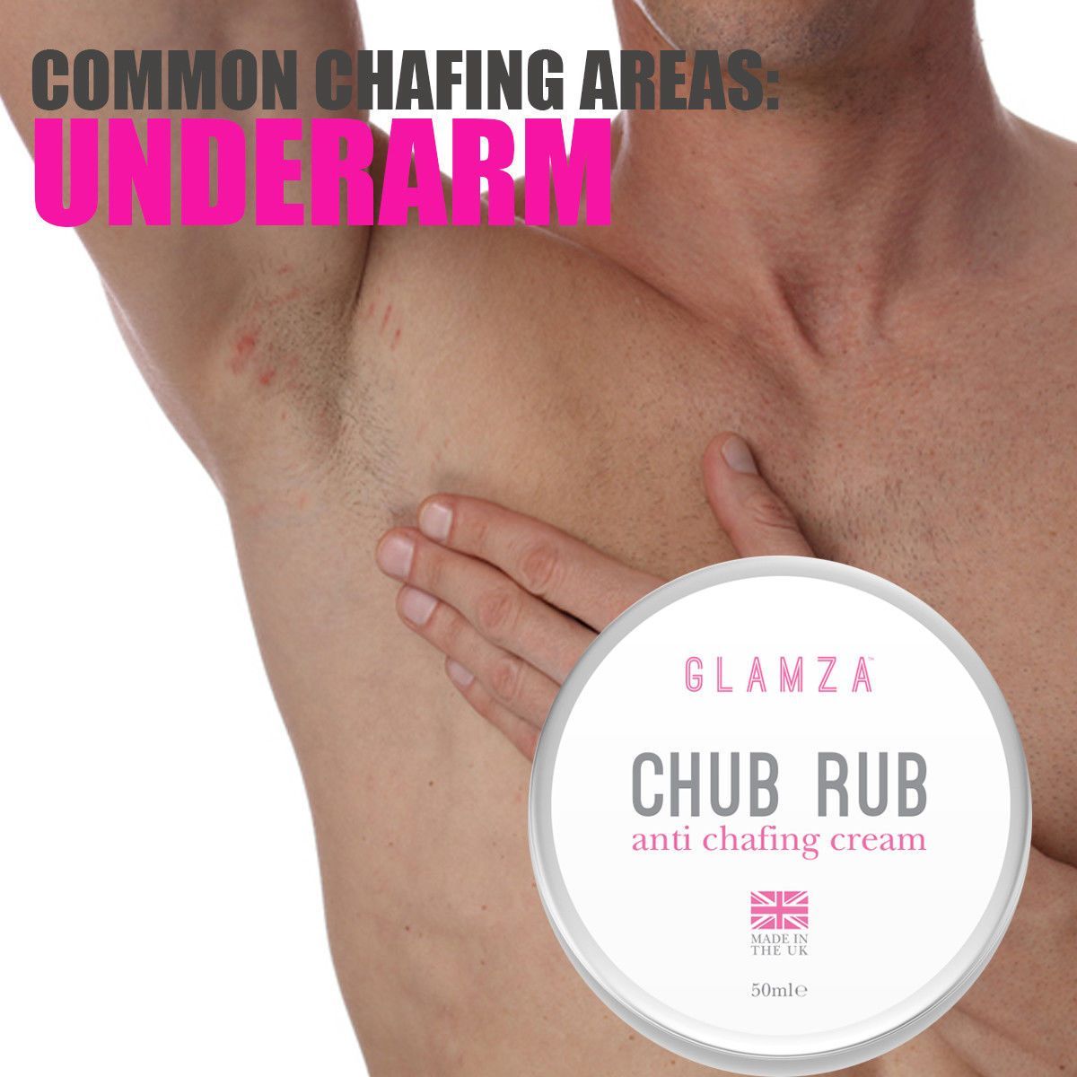 Glamza Chub Rub Anti Chafing Cream 150ml