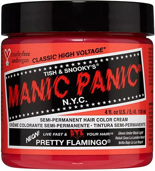 Manic Panic Pretty Flamingo Classic Creme Vegan Semi Permanent Hair Dye 118m