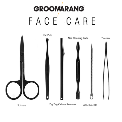 Groomarang 'The Ultimate' 15 Piece Mens Grooming Manicure & Pedicure Kit