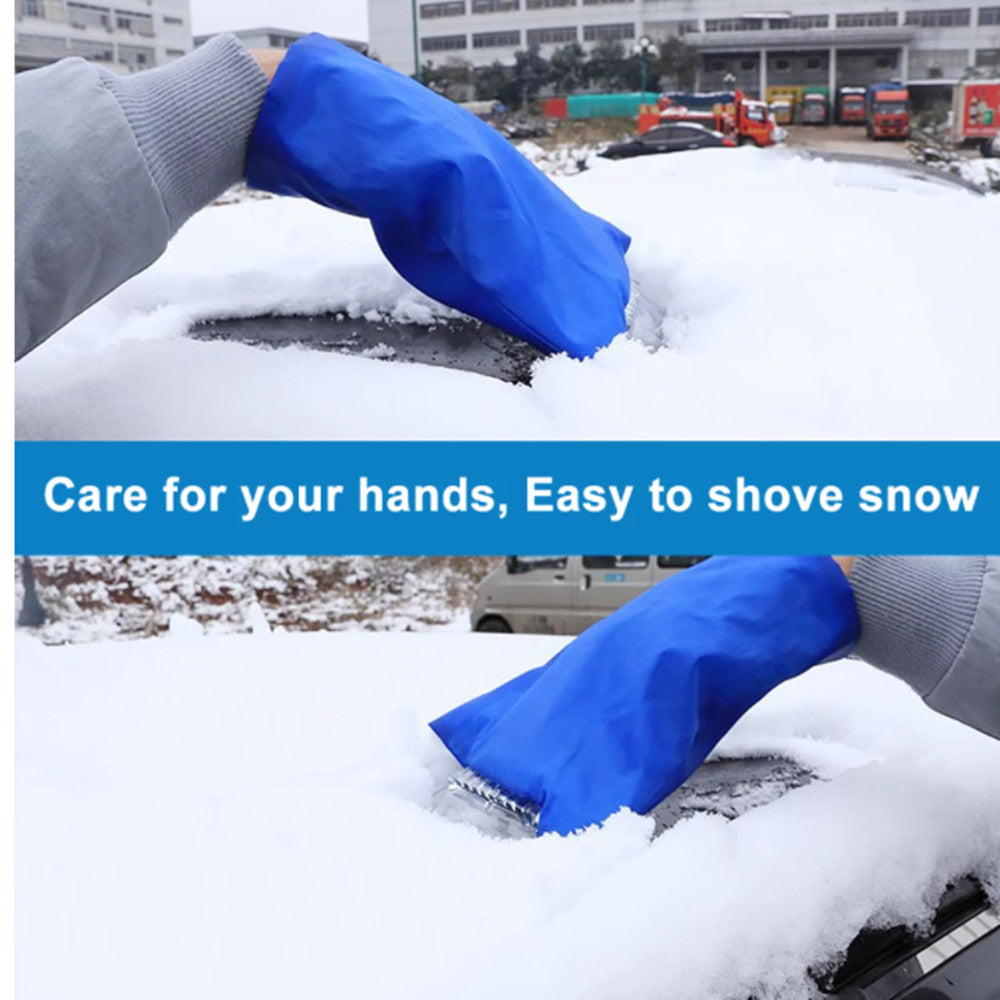 Generise Warm Hand Mitt Ice Scraper - Blue