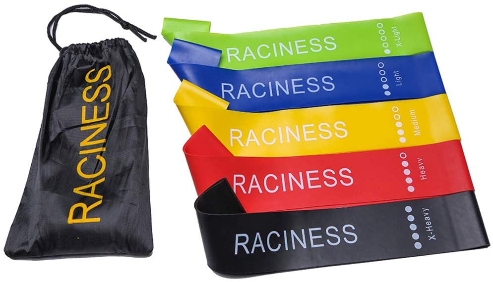 Generise 5pc Resistance Bands with Carry Bag