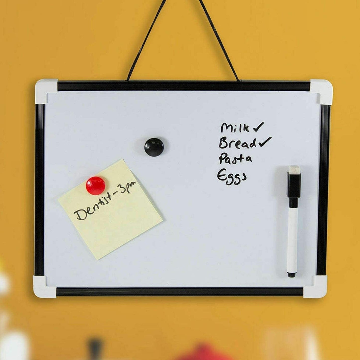 Generise Mini A4 (30cm x 22cm) Whiteboard with Marker Pen and 2 Magnets
