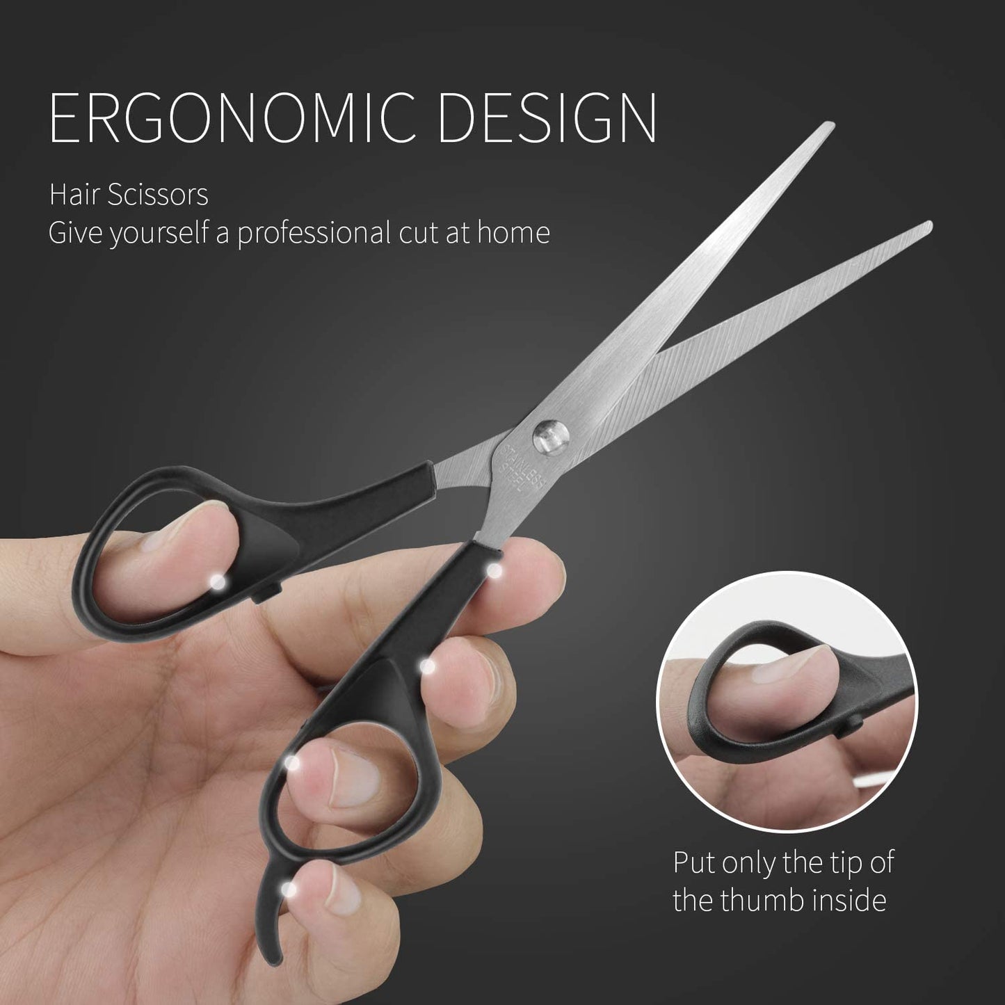 Generise 3pc Grooming Set - Cutting Scissors, Thinning Scissors and Comb