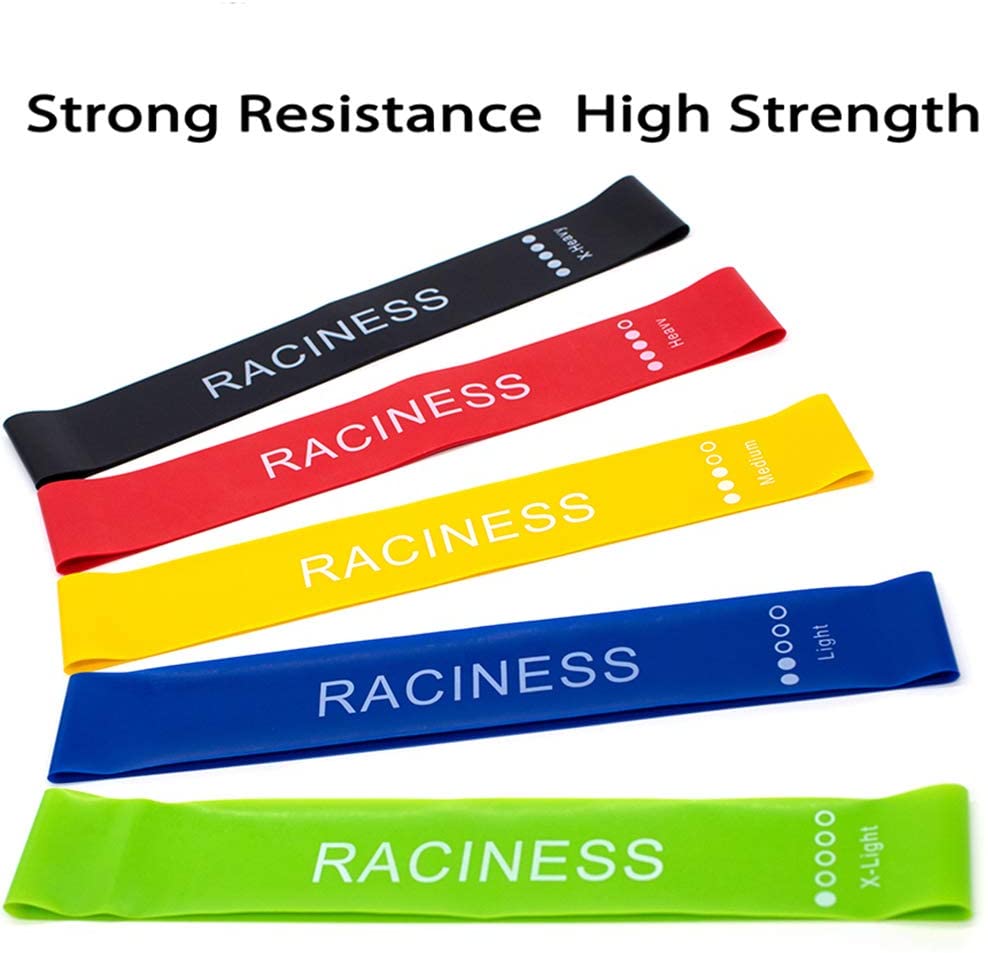 Generise 5pc Resistance Bands with Carry Bag