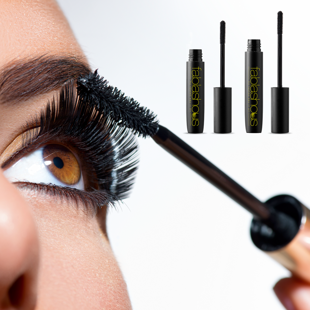 Fablashous 3D Thickening and Lengthening Black Natural Green Tea Fibre Lash Mascara