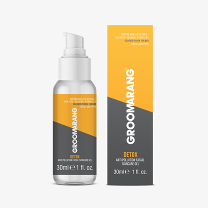 Groomarang DETOX Anti Pollution Facial Skincare Gel