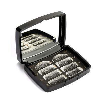 Glamza Magnetic False Eyelash Set in Black Case With Mirror and Eyelash Applicator