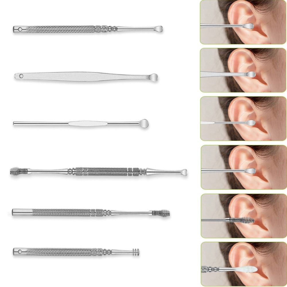 Glamza - 6pc Ear Wax Removal Kit