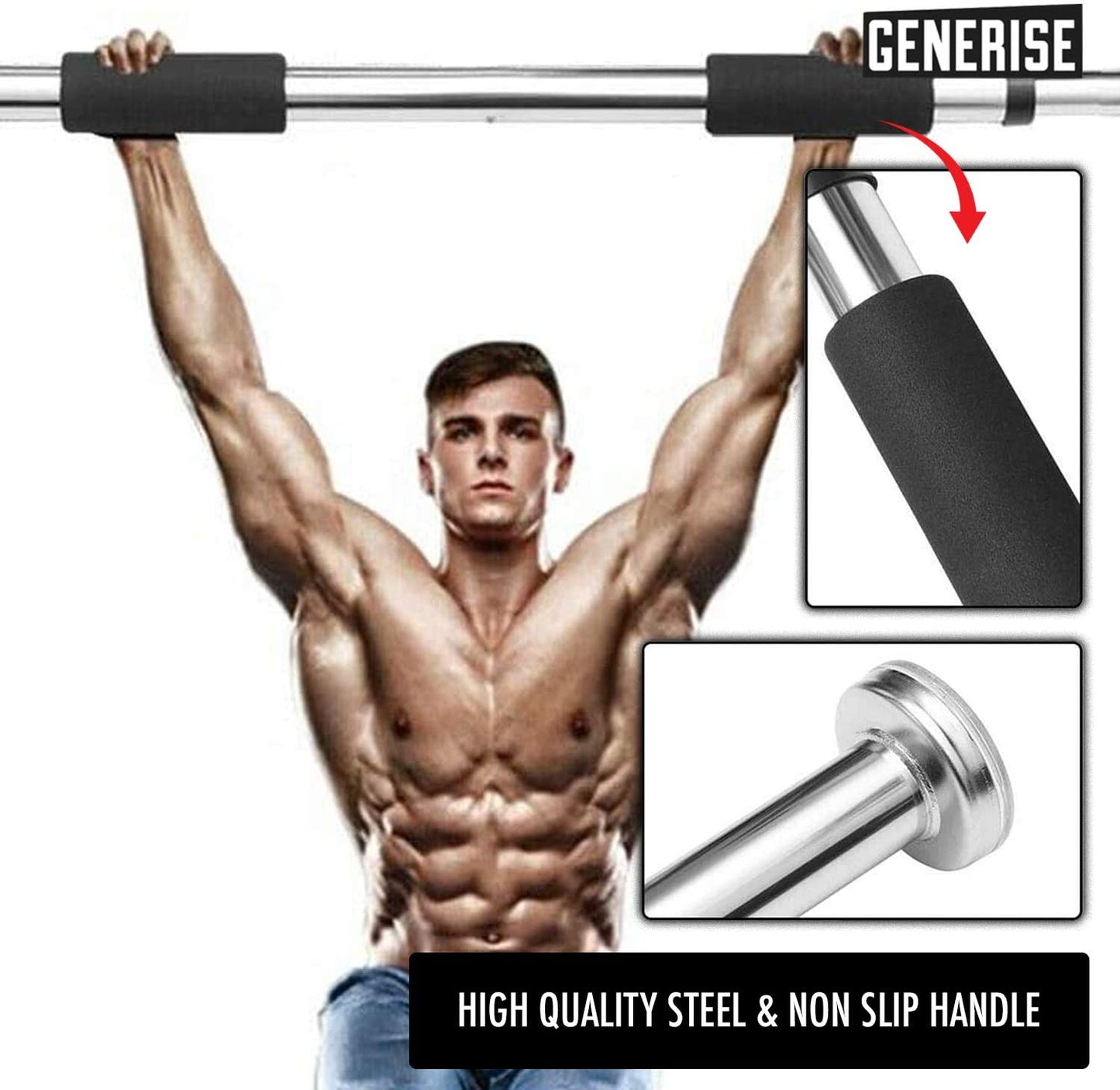 Generise Adjustable Door Way Pull Up Bar