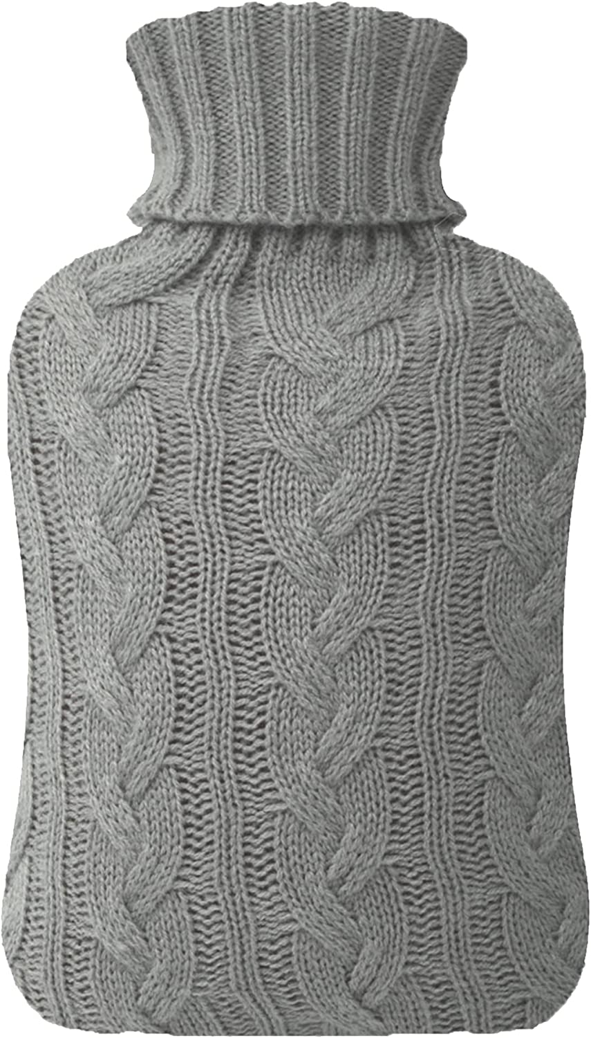 Generise 2 Litre Hot Water Bottle with Knitted Cover