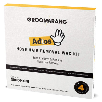 Groomarang Adios Nose Hair Removal Wax Kit