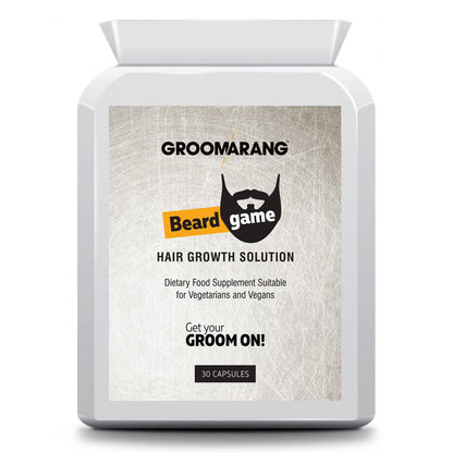 Groomarang ‘Beard Game’ Beard Growth Tablets