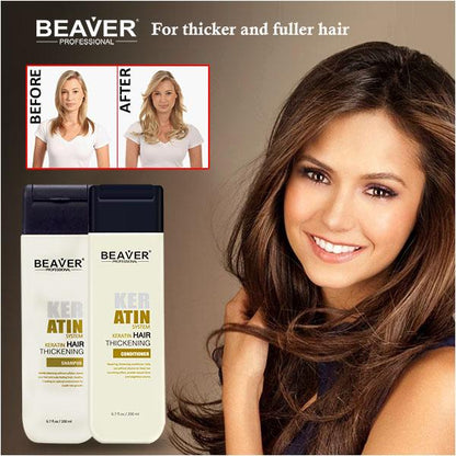 Beaver Keratin Hair Thickening Shampoo 200ml