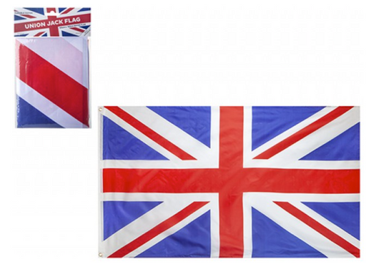 Union Jack Rayon Flag 153x102cm - 5ft x 3.3ft