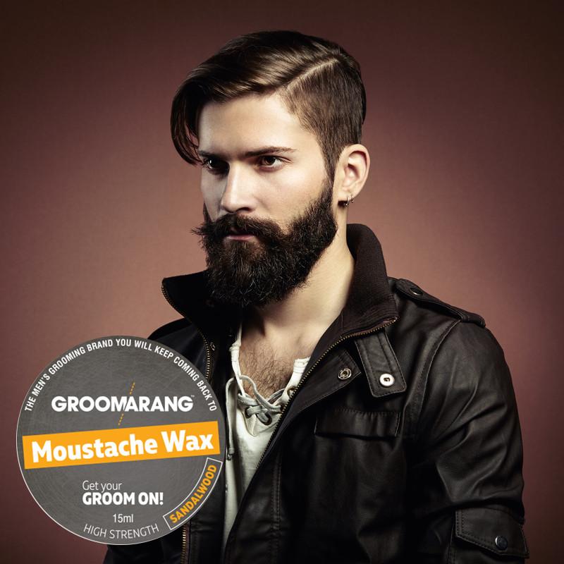 Groomarang Sandalwood Moustache Wax 15ml