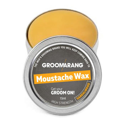 Groomarang Sandalwood Moustache Wax 15ml