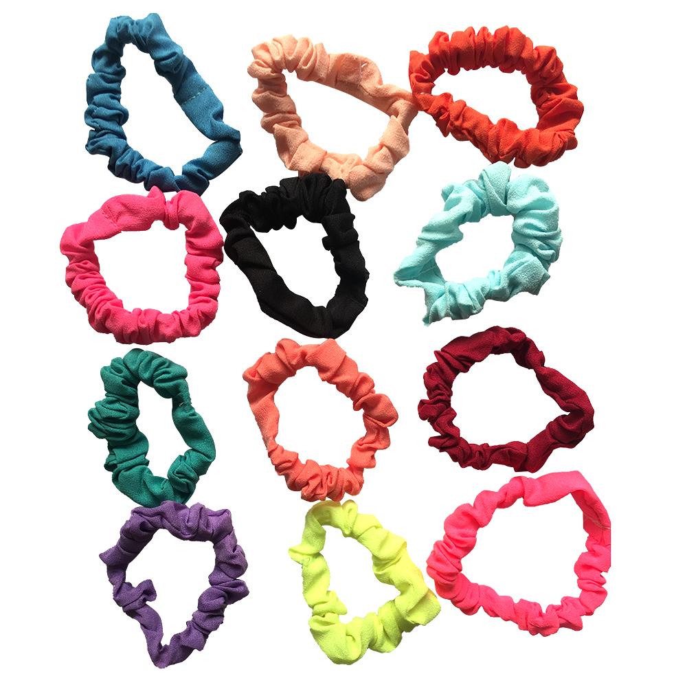 Glamza Mixed Bag Hair Scrunchies 12 Pack Smooth