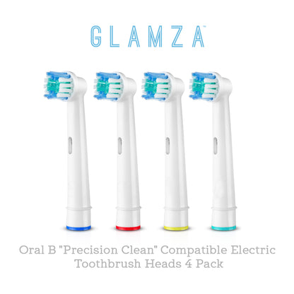 Oral B "Precision Clean" Compatible Electric Toothbrush Heads 4 Pack