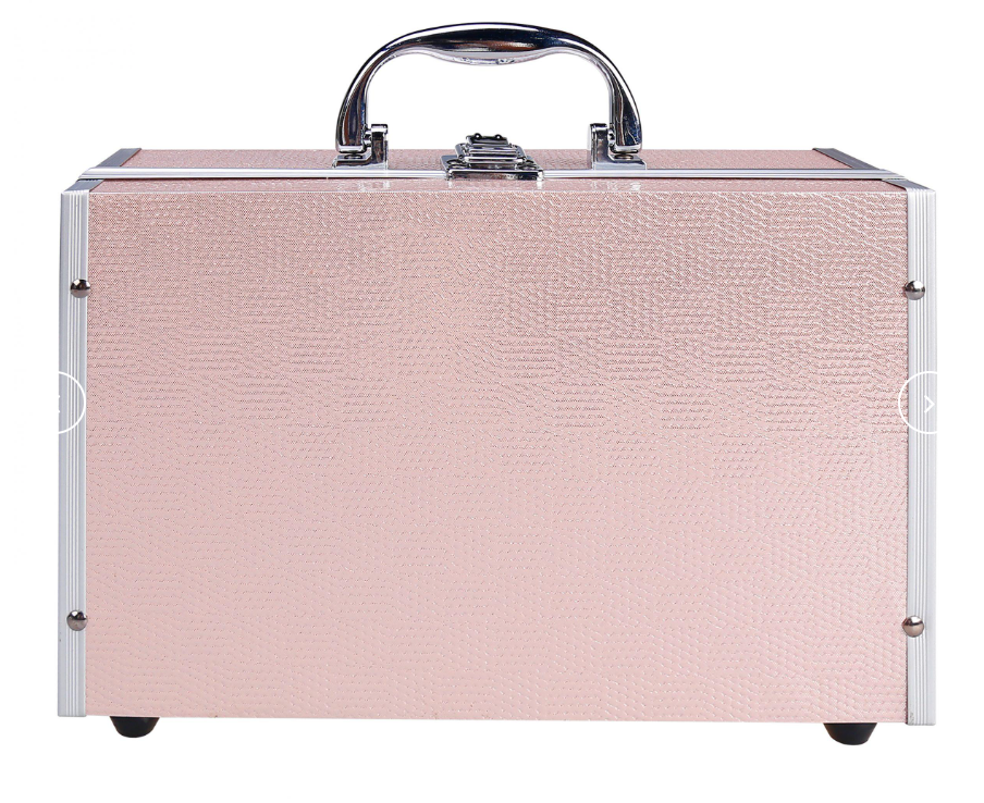 42pc Eye Catcher Vanity Case - Light Pink Case