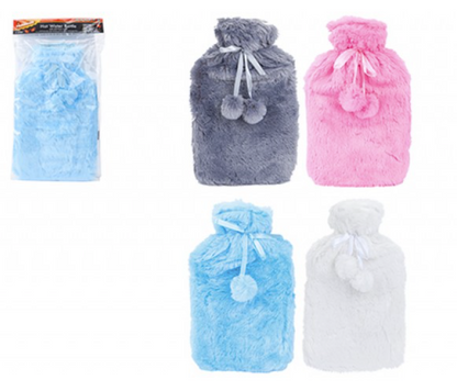 Generise 2 Litre Hot Water Bottle with Plush Cover